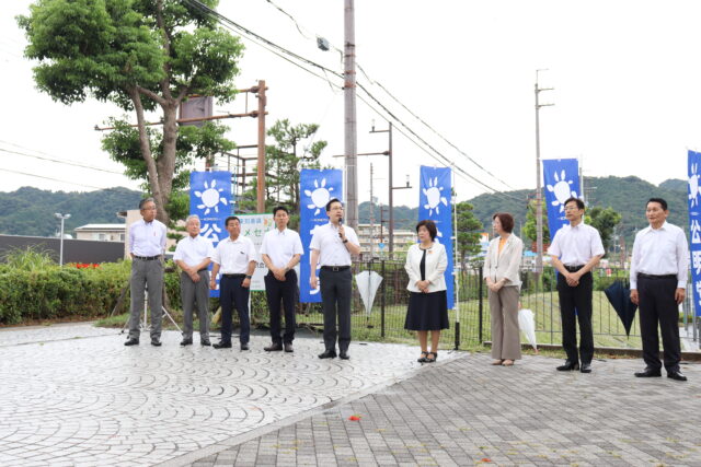 公明党滋賀県本部 終戦記念日街頭 サムネイル